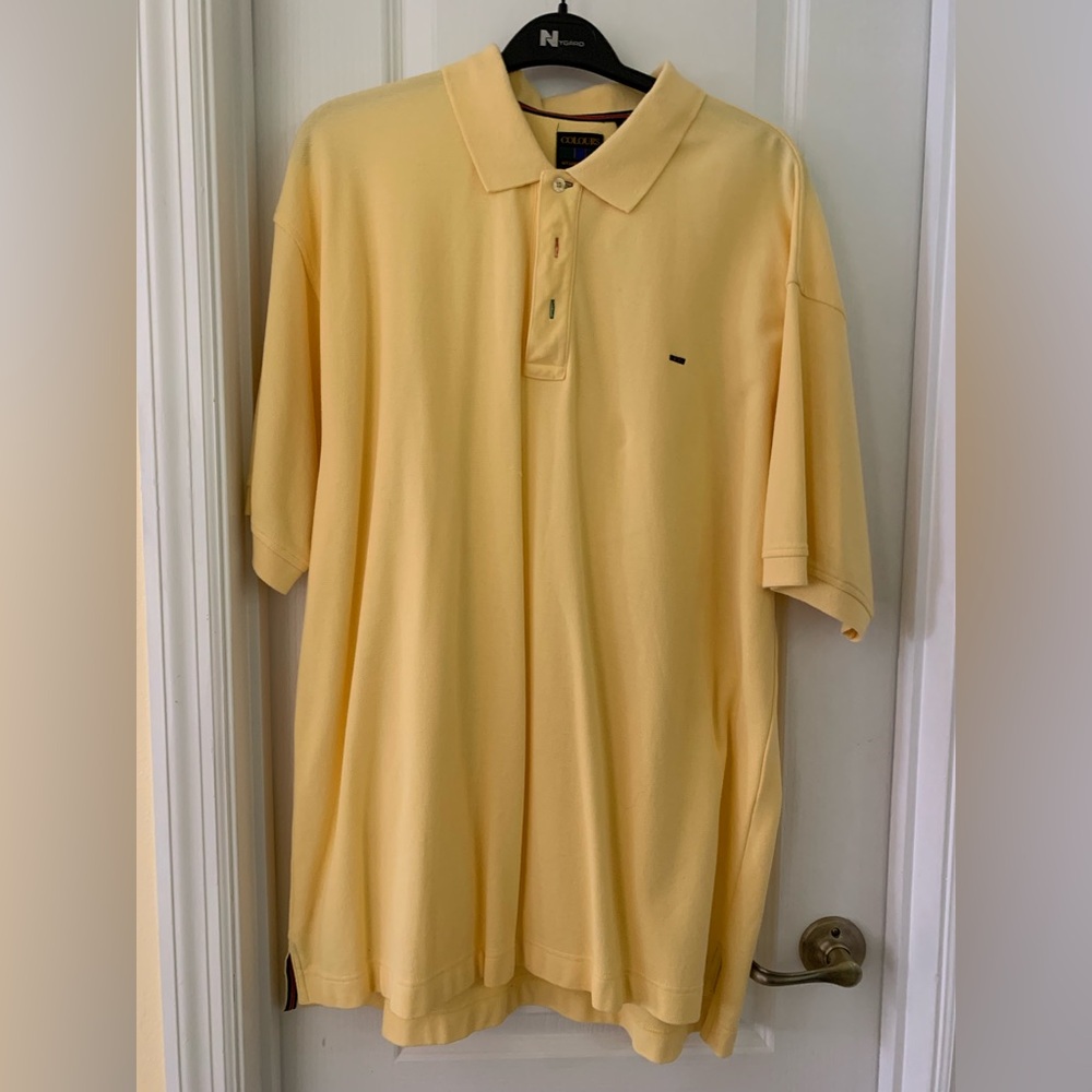 Alexander Julian Yellow Polo Soft Knit Classic
